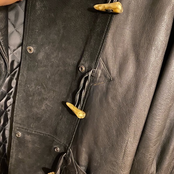 Leather & Suede Coat - Picture 5 of 6